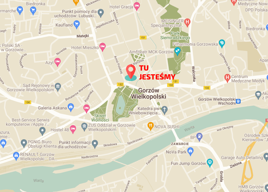 Mapa lokalizacji firmy